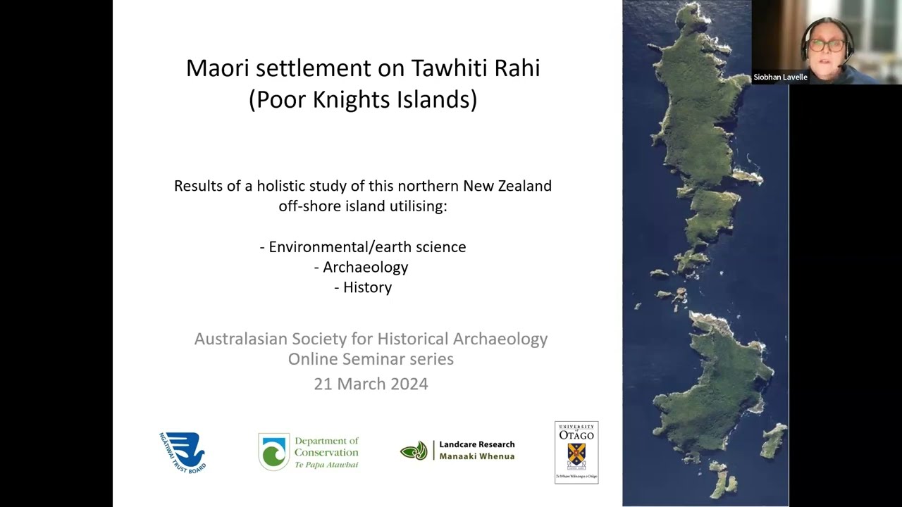 Maori Settlement on Tawhiti Rahi (Poor Knights Island): 2024 Online Seminar Series