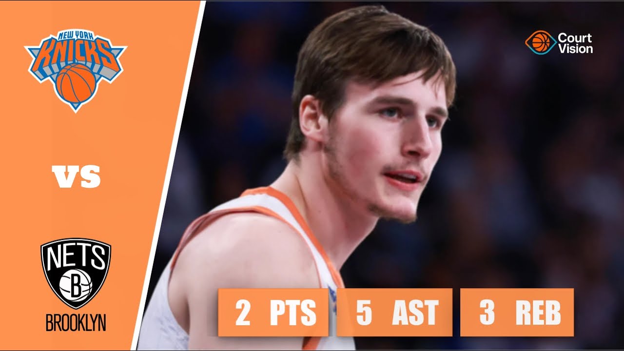 Tyler Kolek - 2 Points, 5 Assists, 3 Rebounds vs Nets - 2025-26 Regular Season
