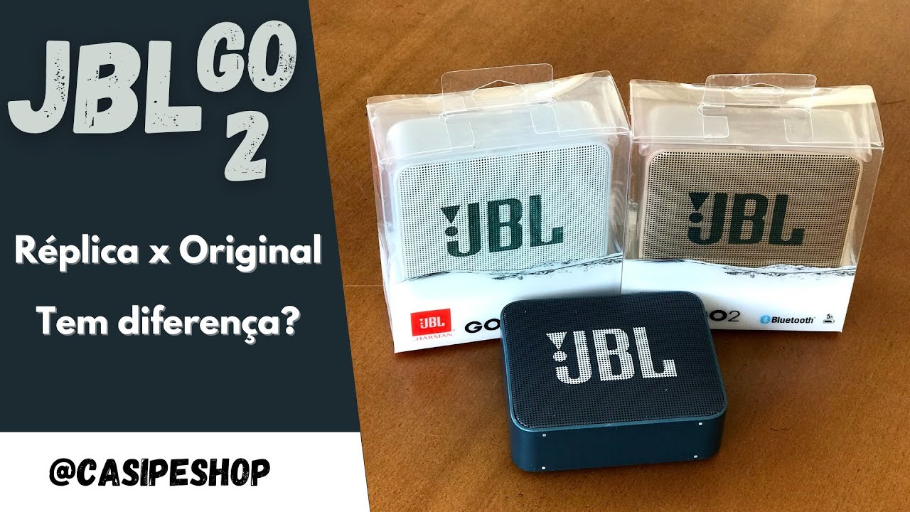 JBL GO 2 Original x Réplica de 1º linha. Qual a diferença?