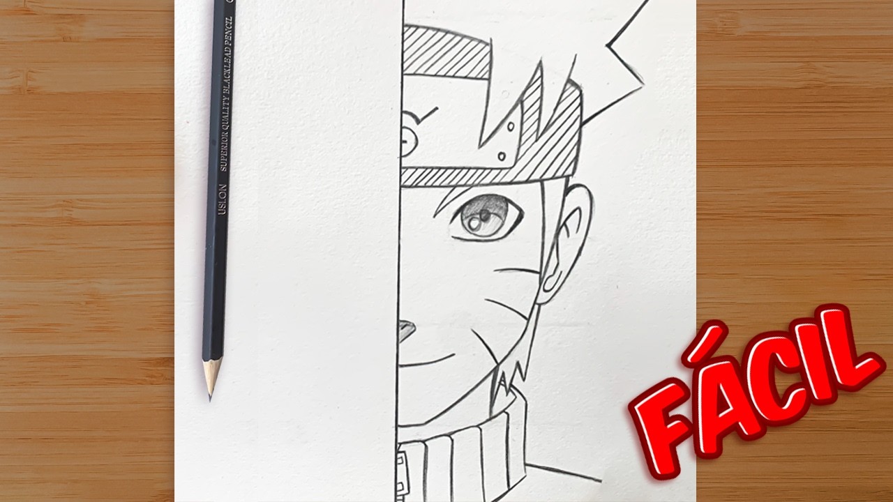 ✏️ C&oacute;mo Dibujar a Naruto Paso a Paso a L&aacute;piz | Tutorial F&aacute;cil de Dibujo para Principiantes 🍥