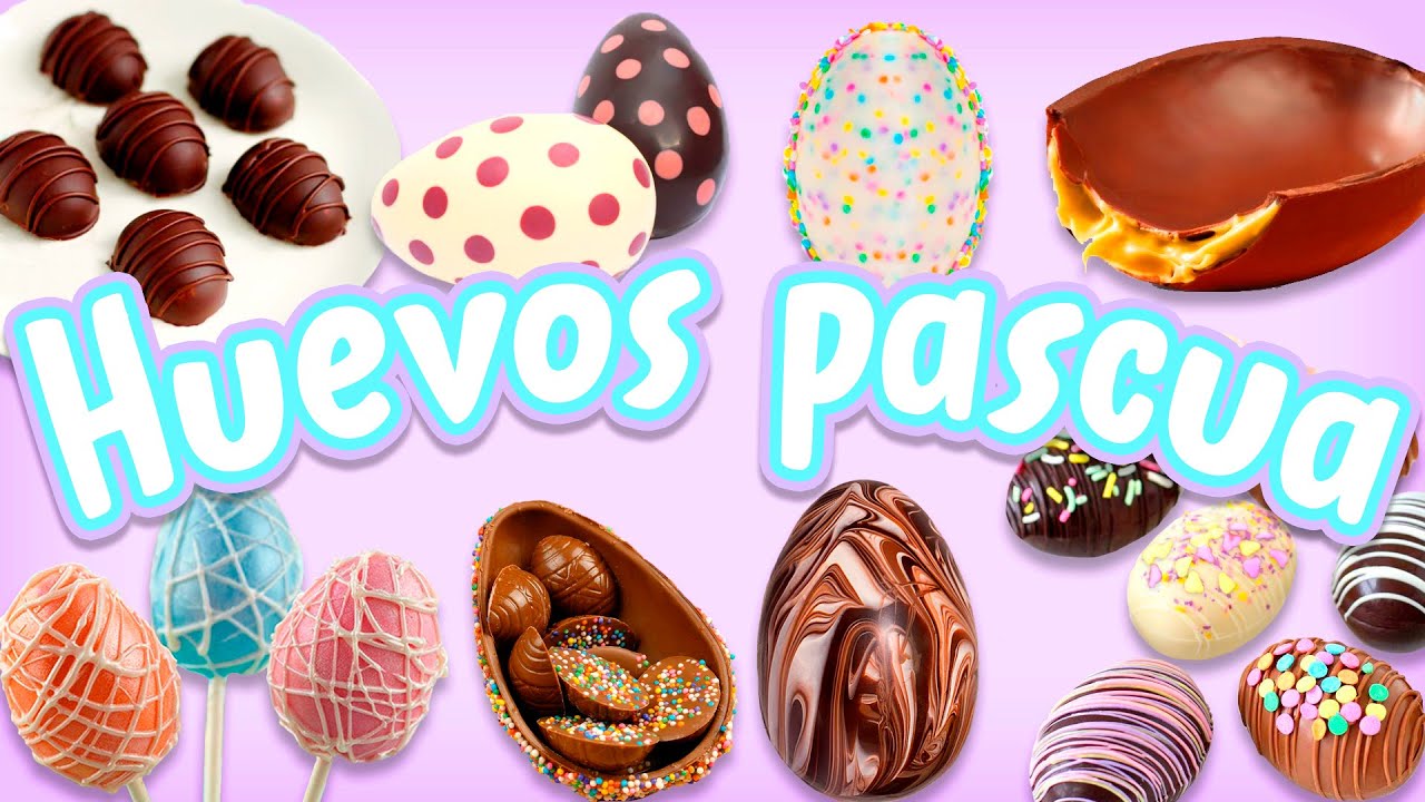 Como hacer y decorar HUEVOS DE PASCUA caseros!! 15 IDEAS faciles para vender - Tutoriales Belen