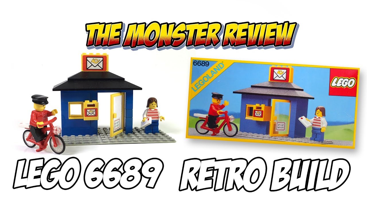 Lego 6689 - Post-Station - Classic Town - Retro Build
