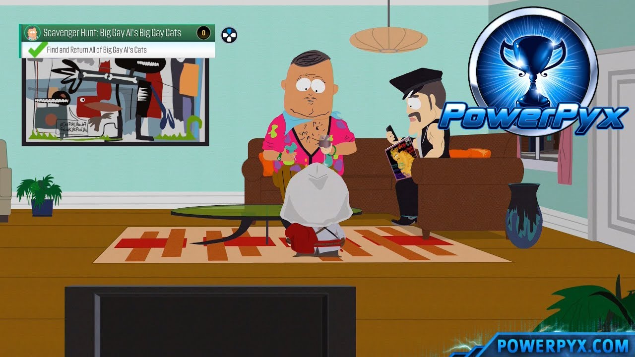 South Park The Fractured But Whole - All Cat Locations - Scavenger Hunt: Big Gay Al’s Big Gay Cats