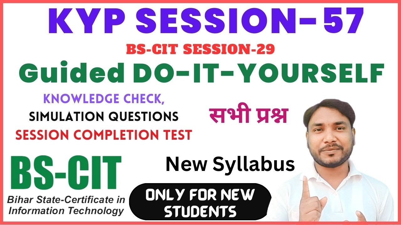 Guided Do It Yourself Session 57 | Guided Do It Yourself 57 | Do It Yourself Session 57 | BKS TIPS