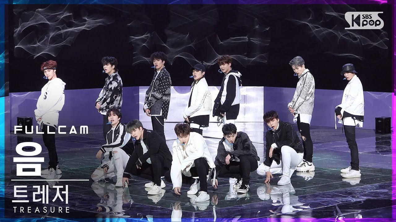 [안방1열 직캠4K] 트레저 '음' 풀캠 (TREASURE 'MMM' Full Cam)│@SBS Inkigayo_2020.11.08.