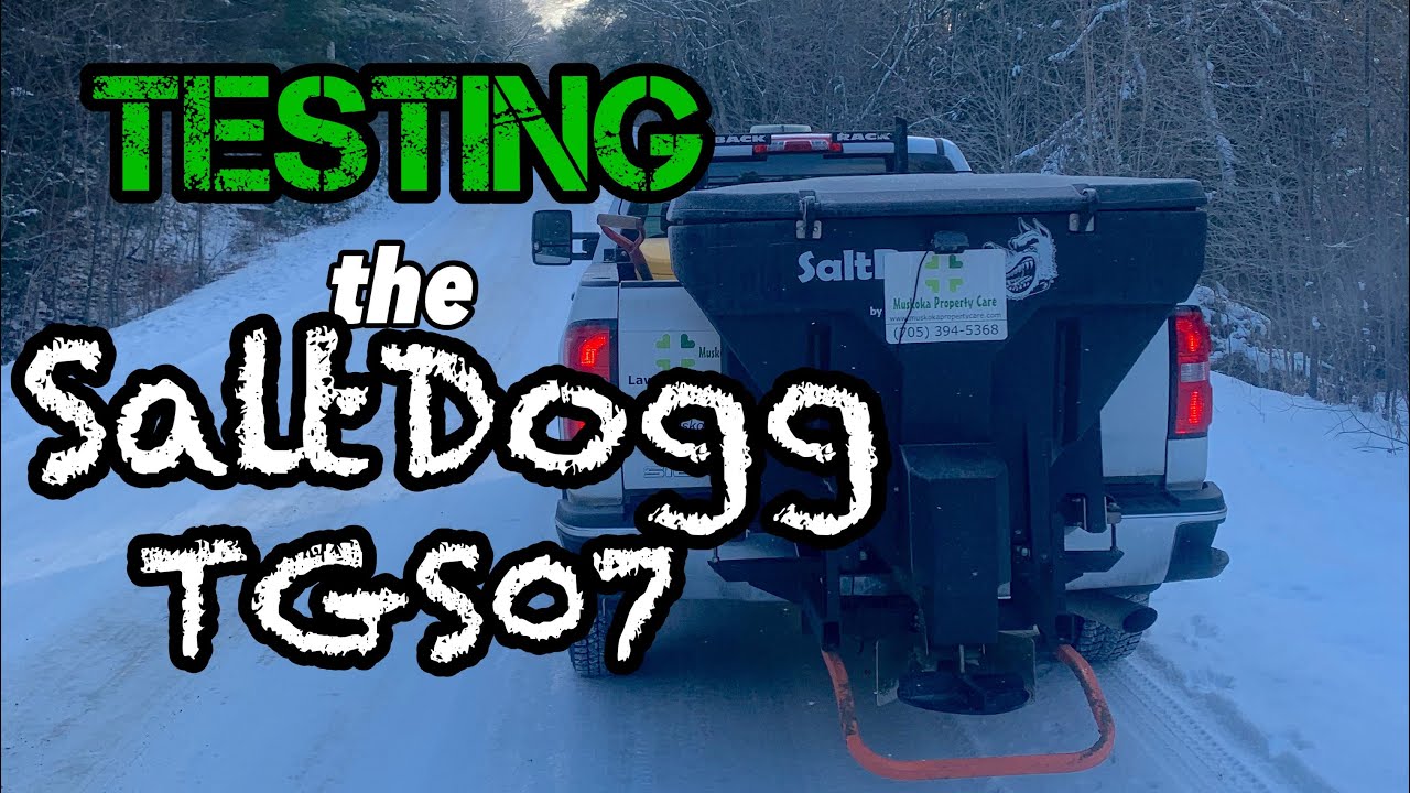 Buyers SaltDogg TGS07 Review- Will It Spread Sand and Salt/ Wet Sand/ How Much Area Can It Cover