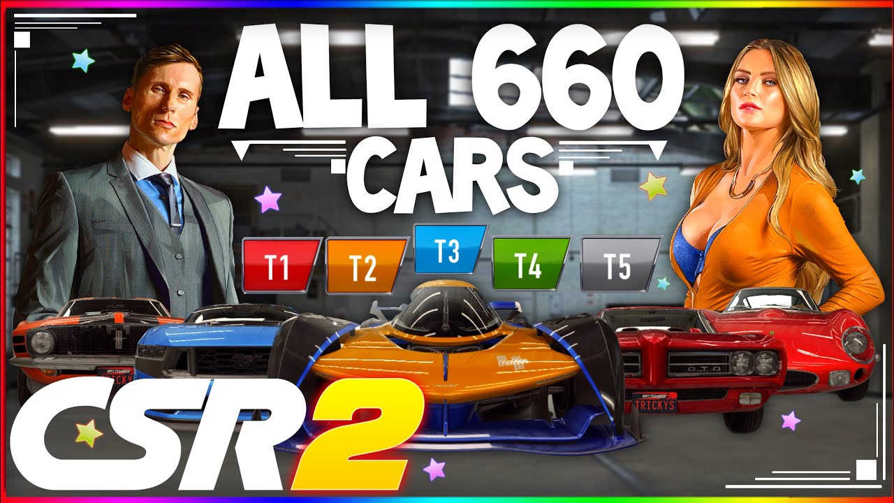 CSR2 | EVERY CAR IN THE GAME! (FASTEST CARS & BOSS CARS)