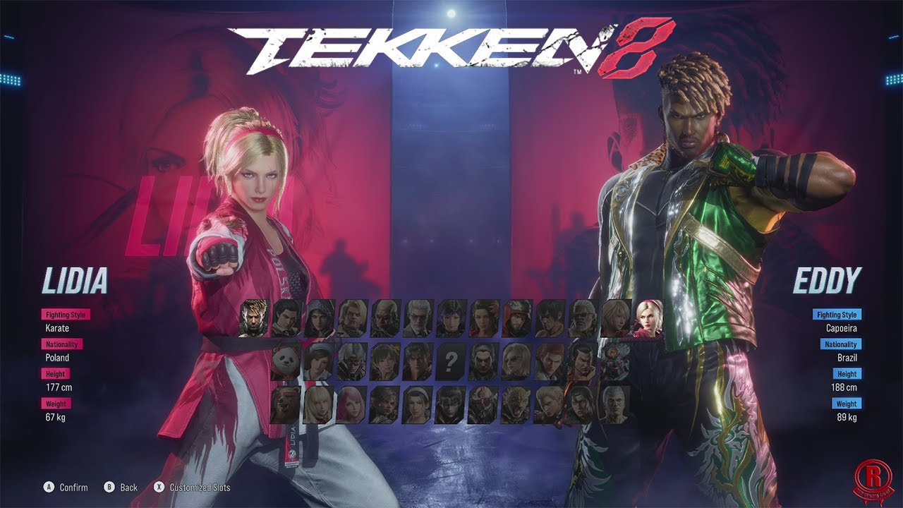 Tekken 8 - All Characters & Tekken Shop Costumes + Stages & DLC (Lidia Sobieska) *Updated*