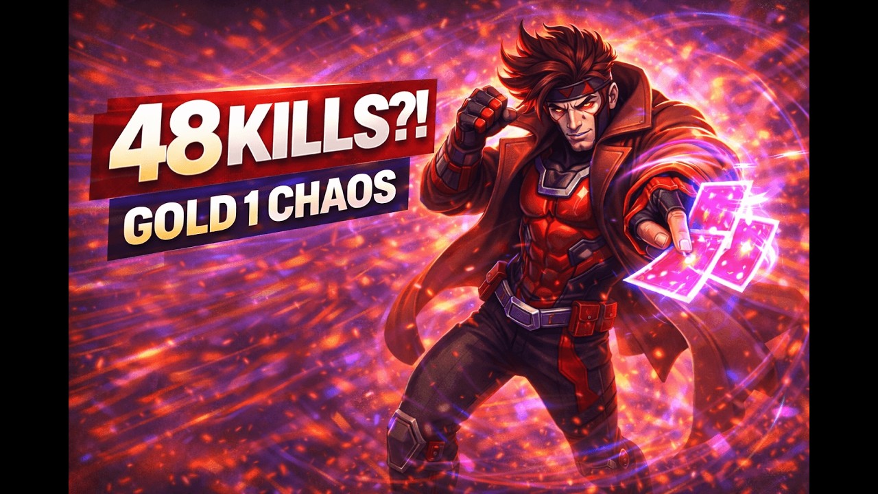 48 KILLS in Gold 1?! Gambit Competitive Gameplay Went INSANE | Marvel Rivals
