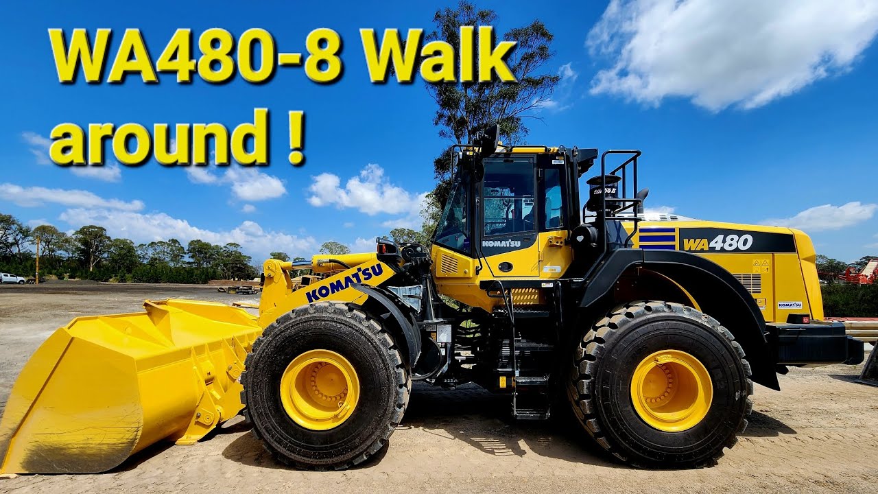 Komatsu WA480-8 walk through