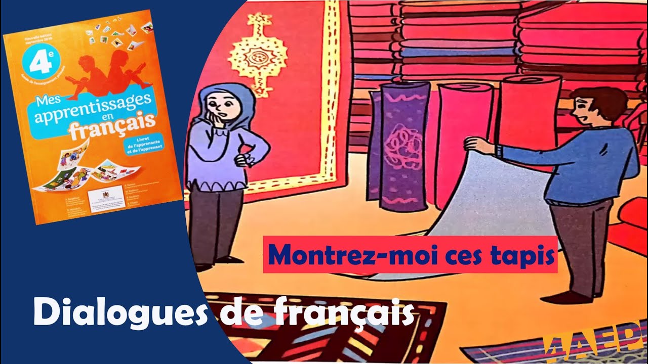montrez-moi ces tapis - mes apprentissage en français - 4AEP