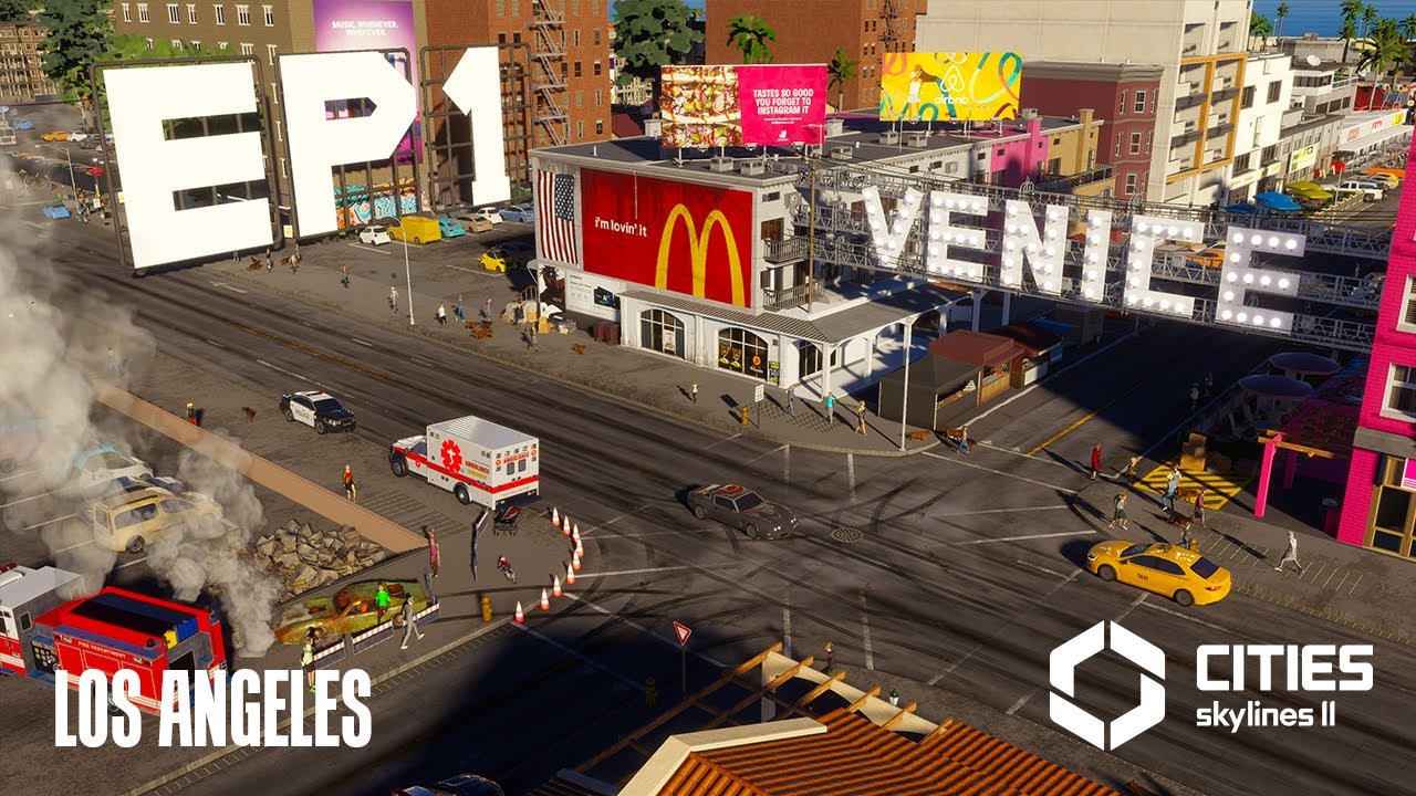 Cities Skylines 2 Лос-Анджелес - Эпизод 1 | Venice Beach
