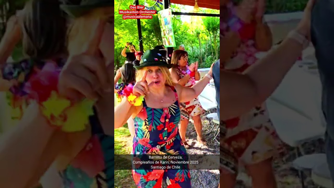 Cumpleños Karin 2025 con música tradiciona alemana de Das Bier Musikanten-Orchester