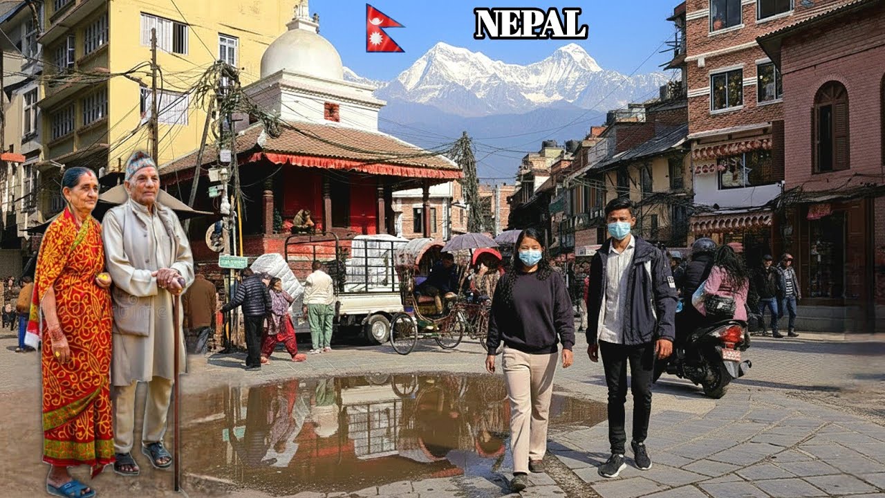 4K Nepal Real Street Life in Kathmandu | Crowded City, Culture & Chaos | 4K Ultra HD