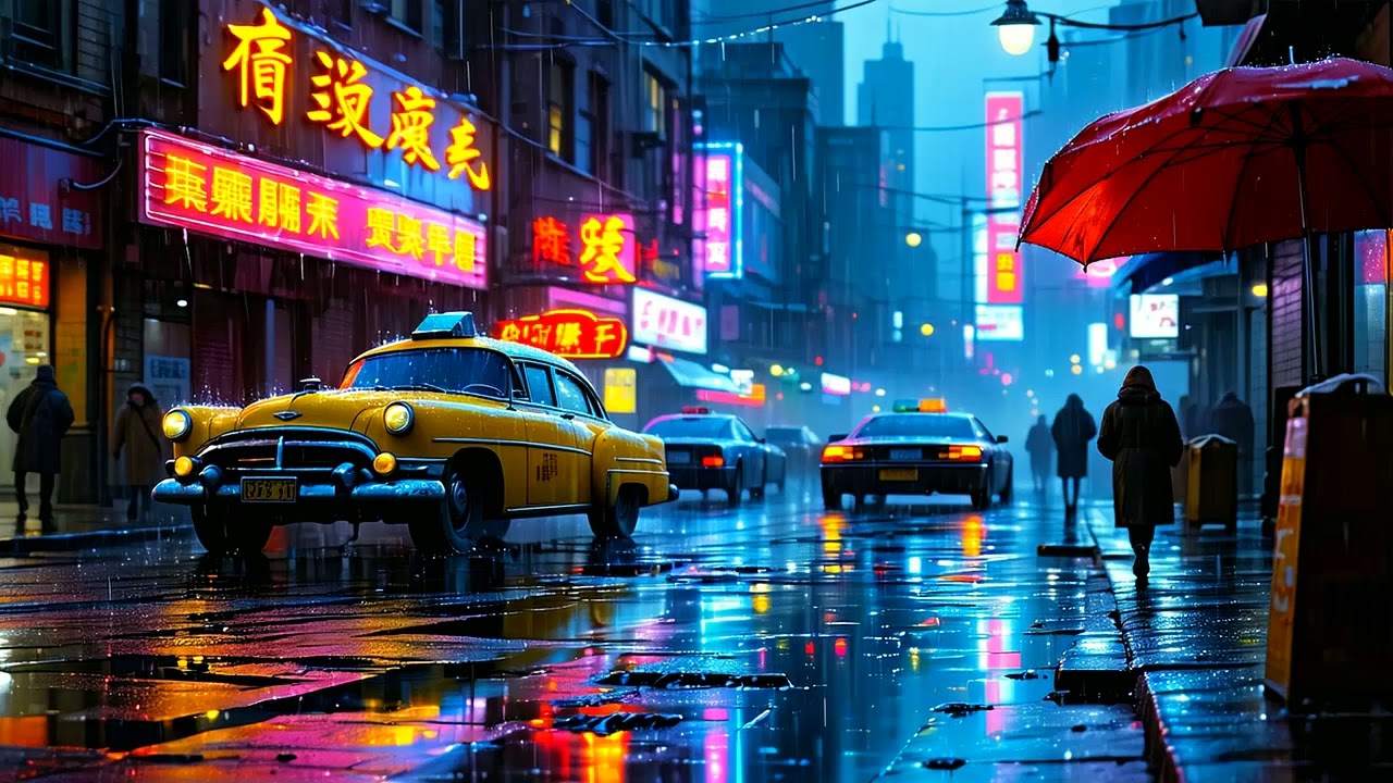 Neon Rain 🌌 | 1 Hour of 80s Synthwave Music