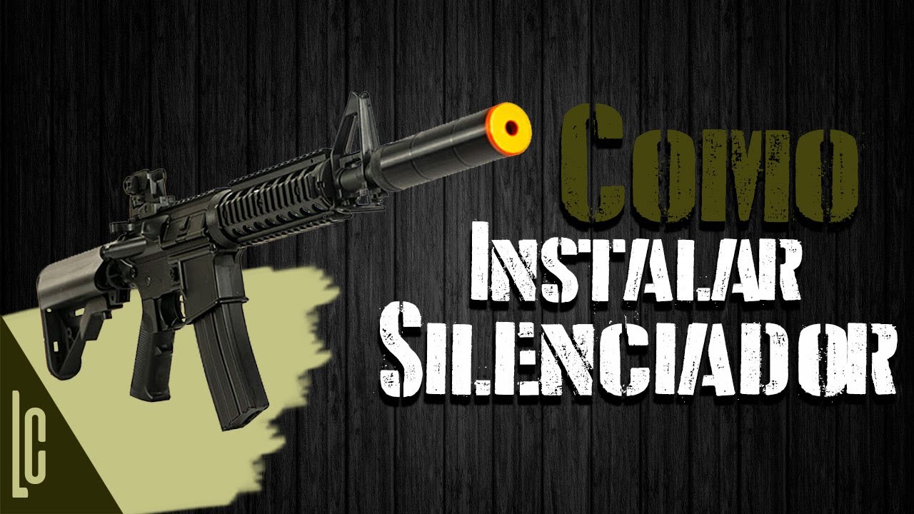 Como colocar Silenciador em Rifle Airsoft | LojaDaCarabina