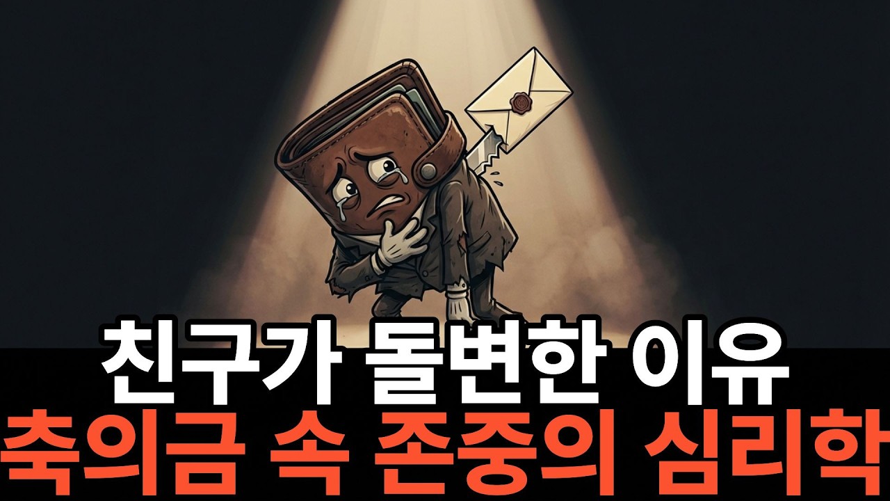 축의금 기준 5만원 10만원? 결혼식장 식권과 방명록에 숨겨진 잔인한 심리학