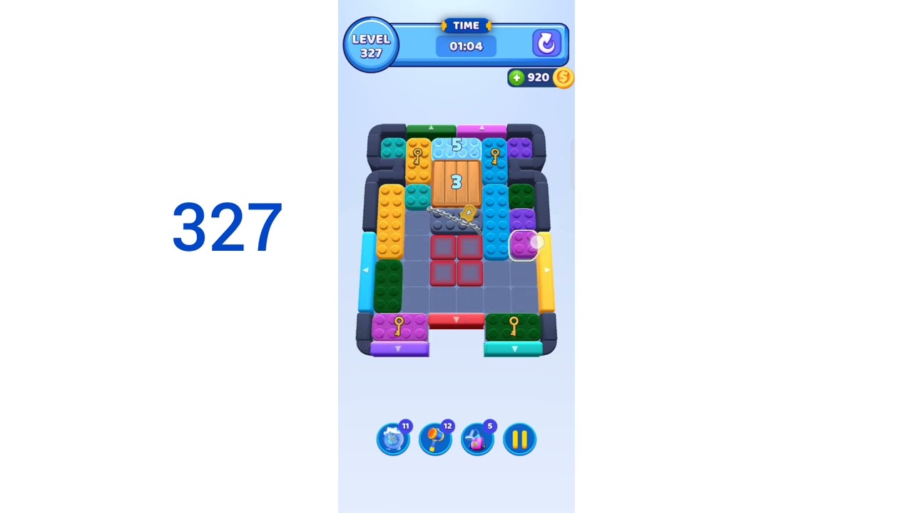 Color Block Jam Level 327 Walkthrough