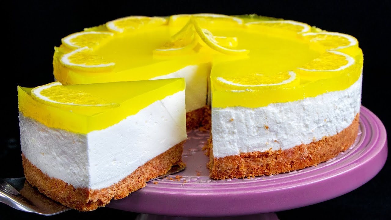 Ne pečem ljeti! Najsvježija torta s okusom limuna| Cookrate - Srpski