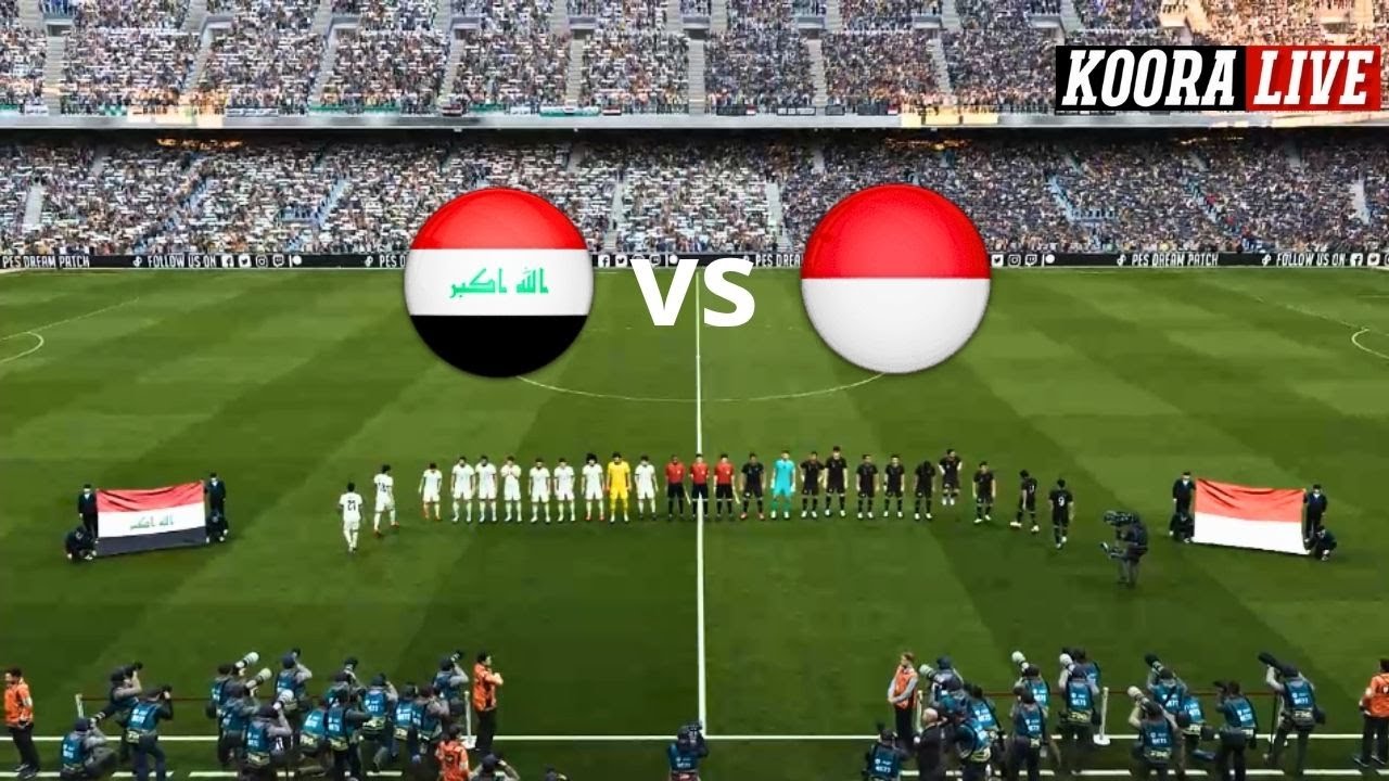 Iraq vs Indonesia | PES Gameplay | مباراة  العراق ضد إندونيسيا - كأس العالم 2026 آسيا