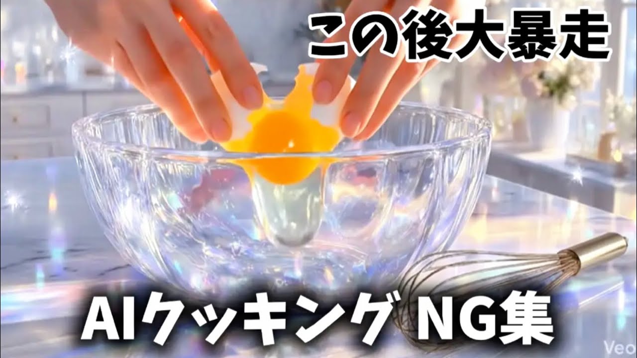 【NG集】 AIにホールケーキ作らせたら大事故になった…