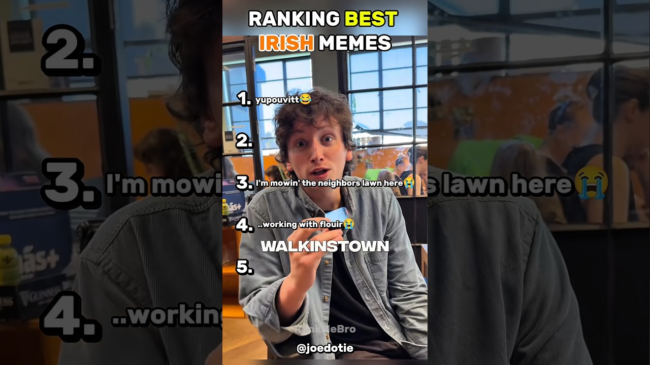 Ranking Your Favorite Irish Memes 🇮🇪☘️😂 | Who takes #1? #irish #funnyshorts