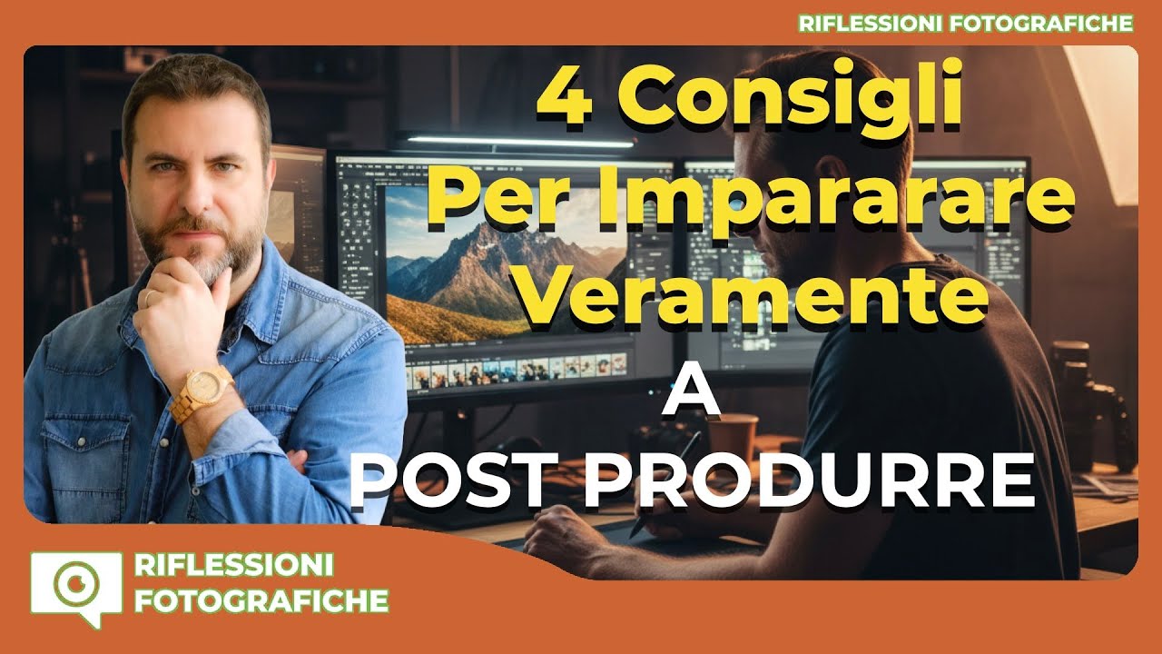 4 CONSIGLI per imparare  VERAMENTE LA POST PRODUZIONE