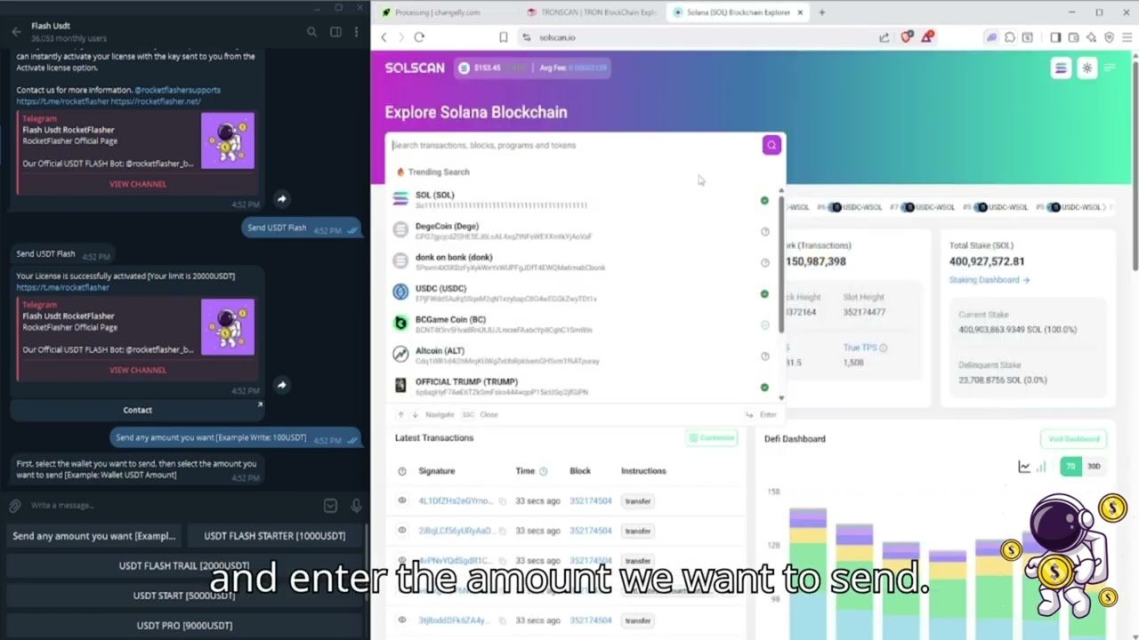 Send Flash Usdt Instant