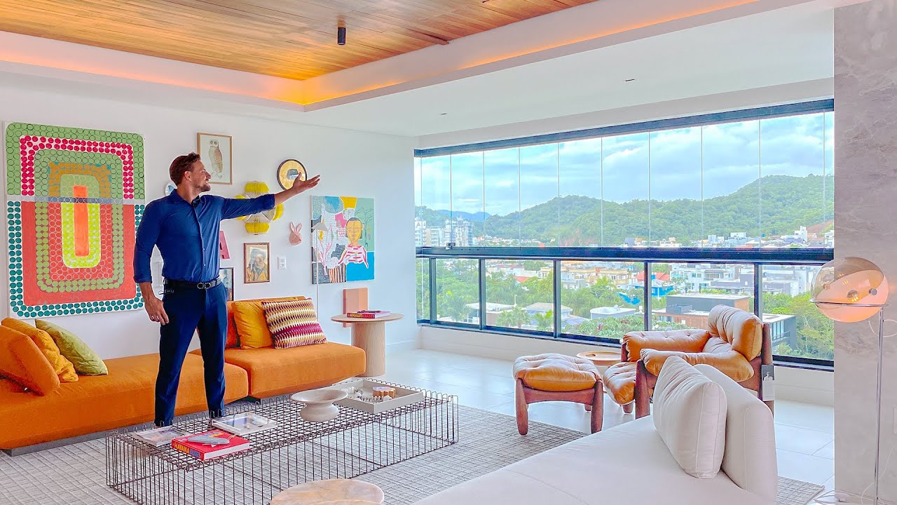 APARTAMENTO DE LUXO CAPA DE REVISTA (DECORADO E MUITO BEM EQUIPADO) A POUCOS METROS DO MAR