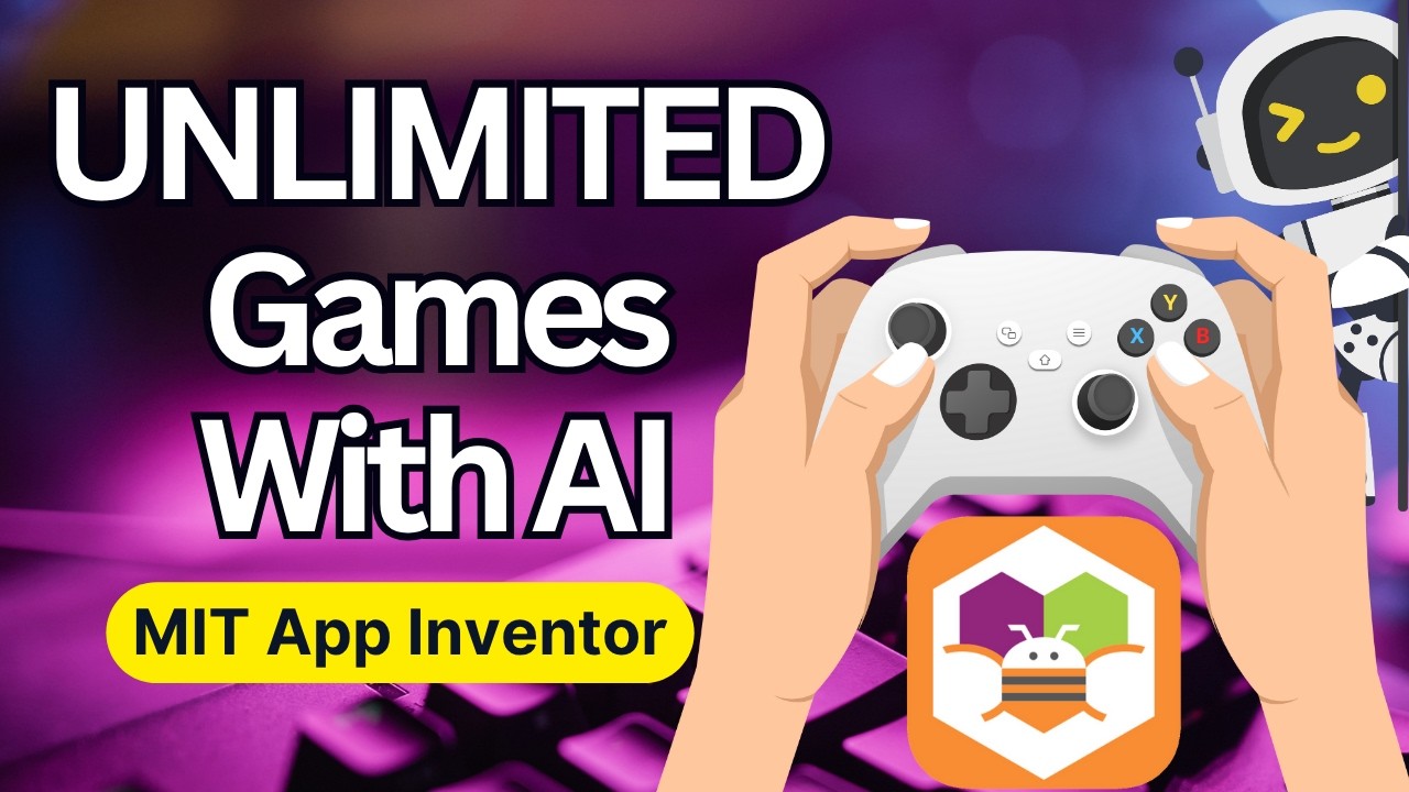 Create Unlimited Games Using AI in MIT App Inventor #appinventor