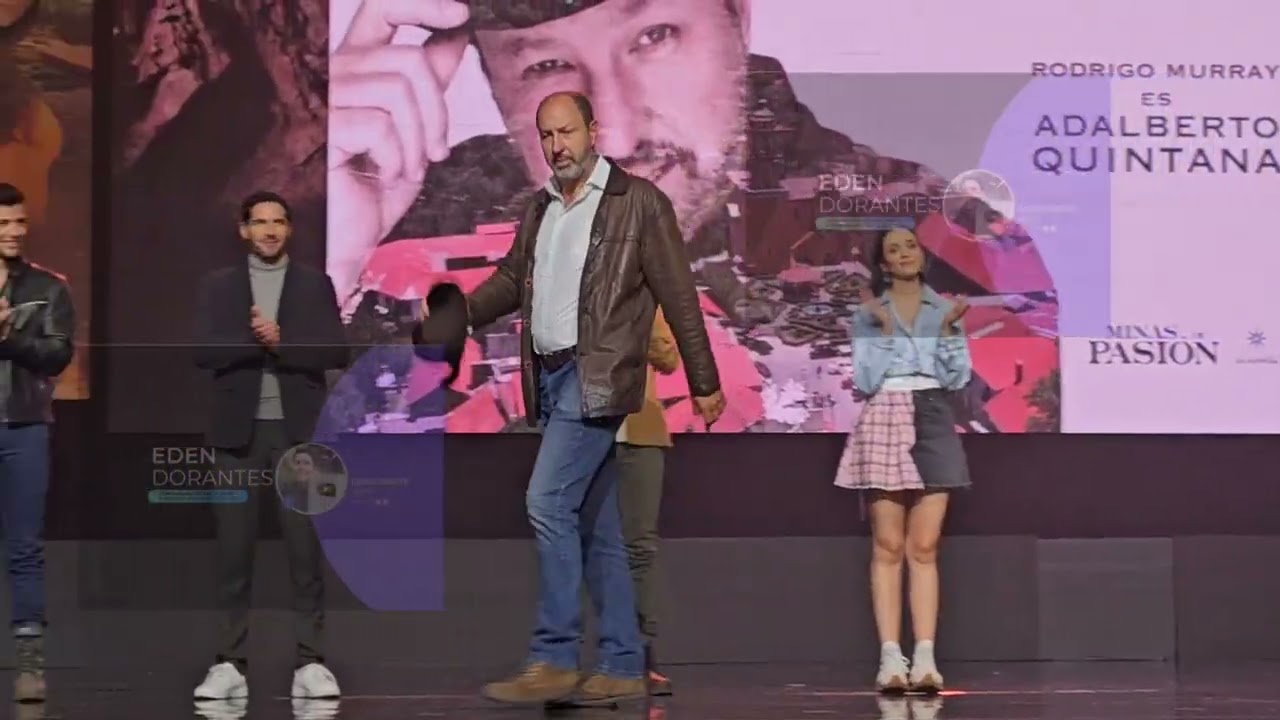 MINAS DE PASIÓN Presentó a su Elenco Foro 2 Televisa Livia Osvaldo Cinthya César