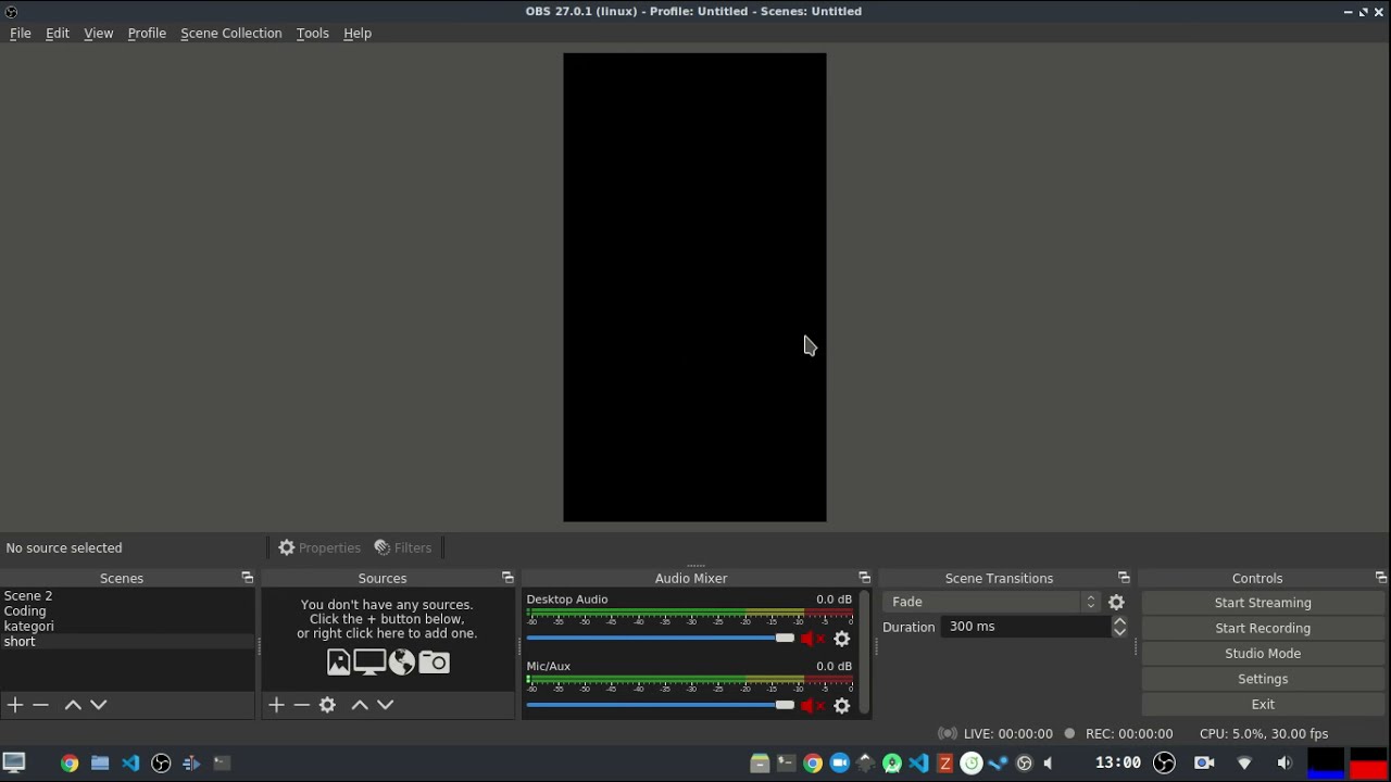 HOW TO SET OBS POTRAIT VERTICALLY CANVAS