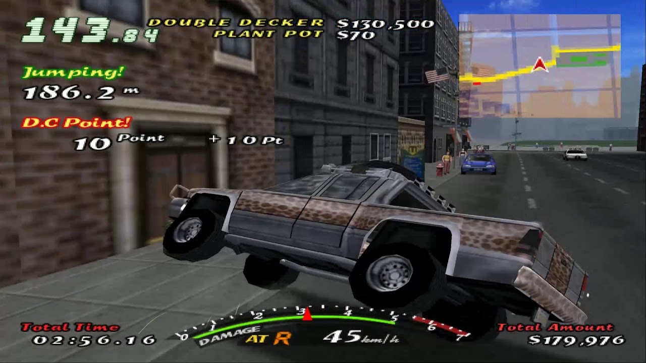 Runabout 3 - Neo Age (PlayStation 2, 2002) Gameplay 1 - Pickup truck
