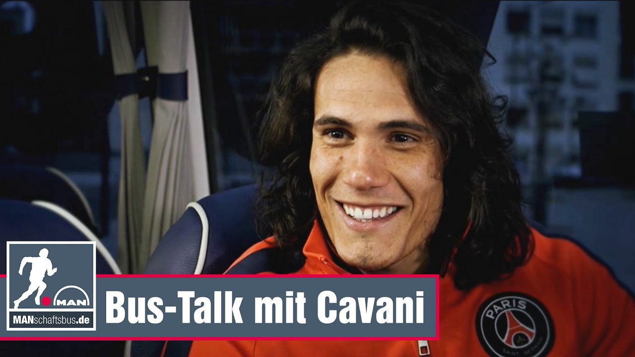 Edison Cavani: Der PSG-Star plaudert entspannt im Bus-Talk