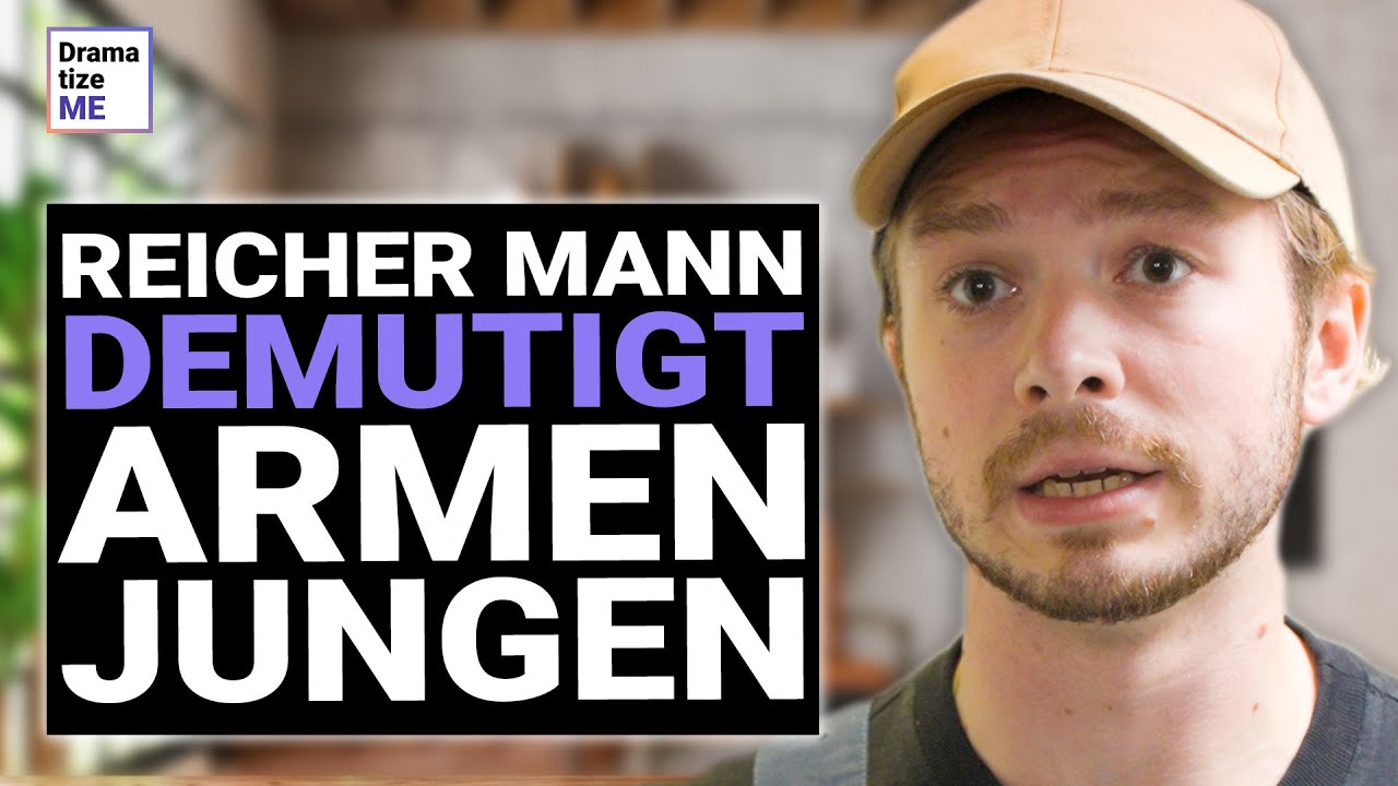 REICHER Mann demütigt einen Wassermann, dann wird er dafür bestraft | @DramatizeMe Deutsch