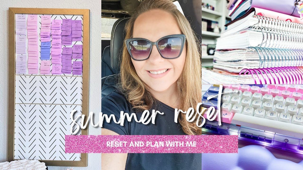 SUMMER RESET ROUTINE 🍒📖 90 day goals, cleaning, & new routines