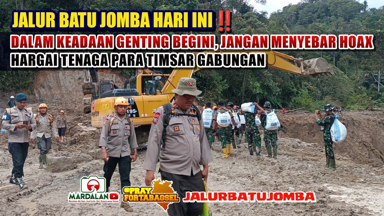 JALUR BATU JOMBA HARI INI‼️DALAM KEADAAN GENTING BEGINI, JANGAN MENYEBAR HOAX