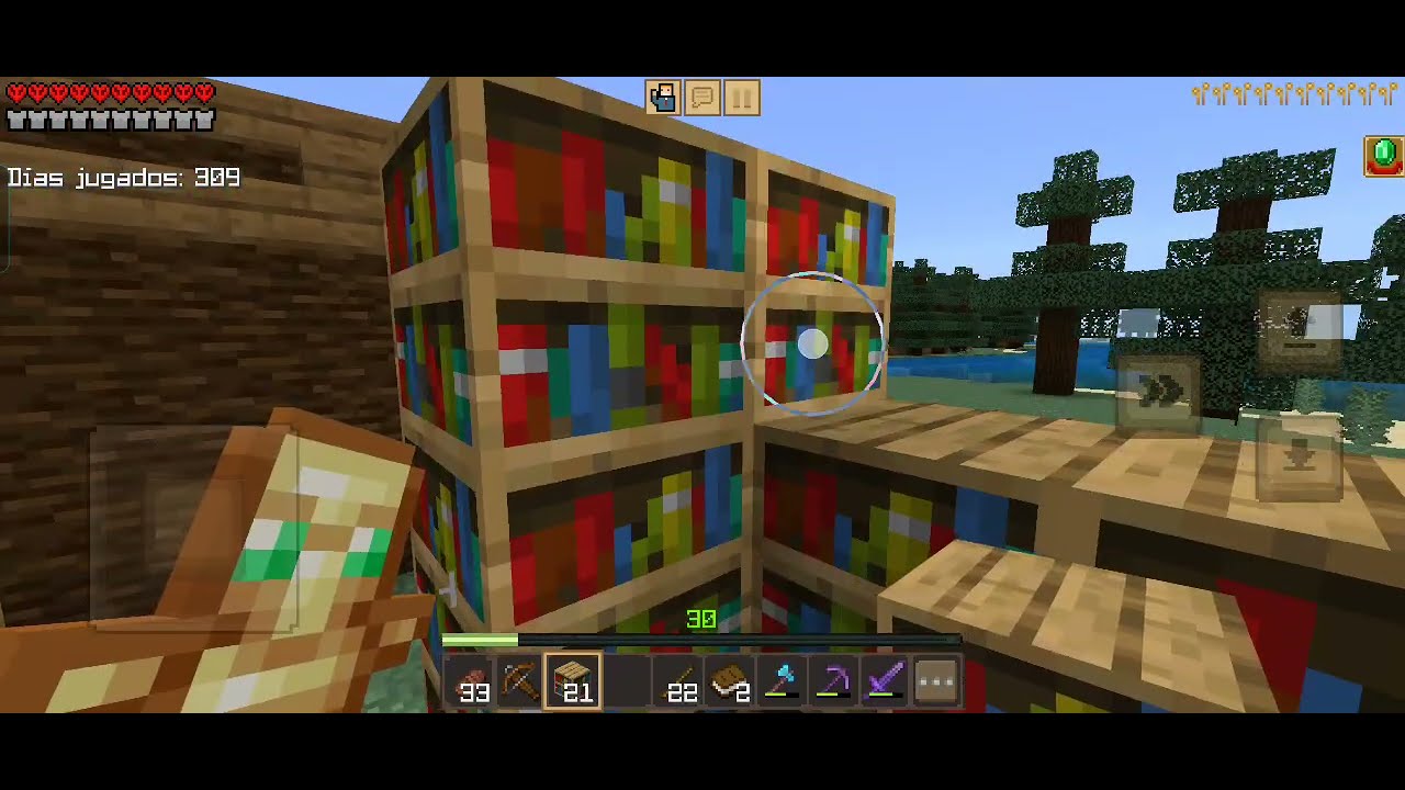 crafting and building gameplay 361. (dia 308 a 309 a 310). (muerte permanente).