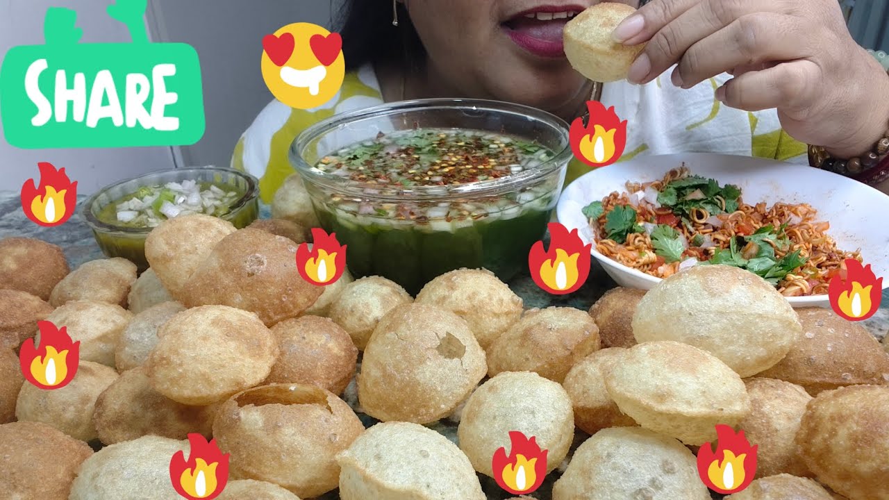 ASMR: EATING SPICY WAI WAI PANIPURI🔥#shortsfeed#shorts#mukbang#asmreating#asmr#food#foodie#viral