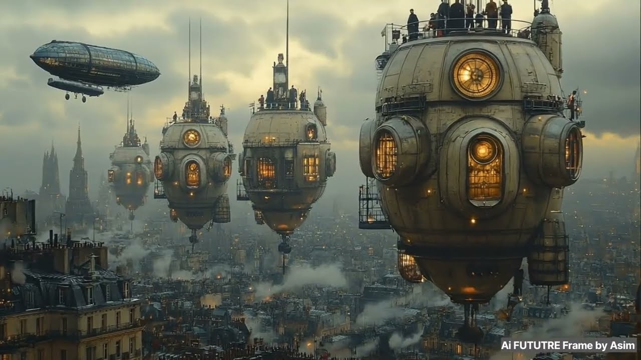 Welcome to the Steampunk World Created by AI