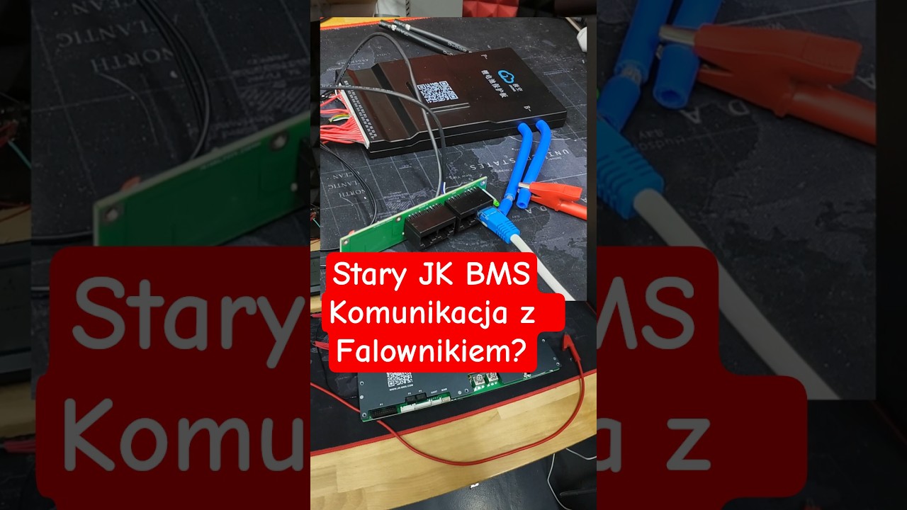 Jak Podłączyć Stary BMS JK Do falownika i Komputera #rs485 #jkbms #adapter #shorts