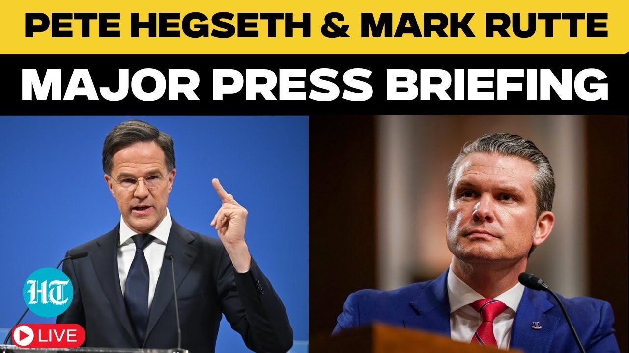 Live | Pete Hegseth And NATO Chief Mark Rutte Hold Press Conference | Trump | US News