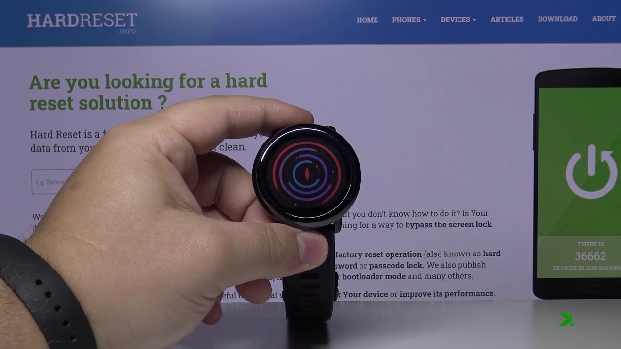 Hard Reset Xiaomi Amazfit Pace - Remove All Contents