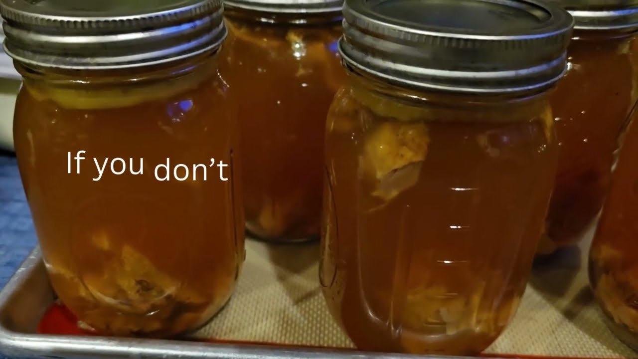 Homemade Turkey Stock made and Canned for Easy affordable meals later.