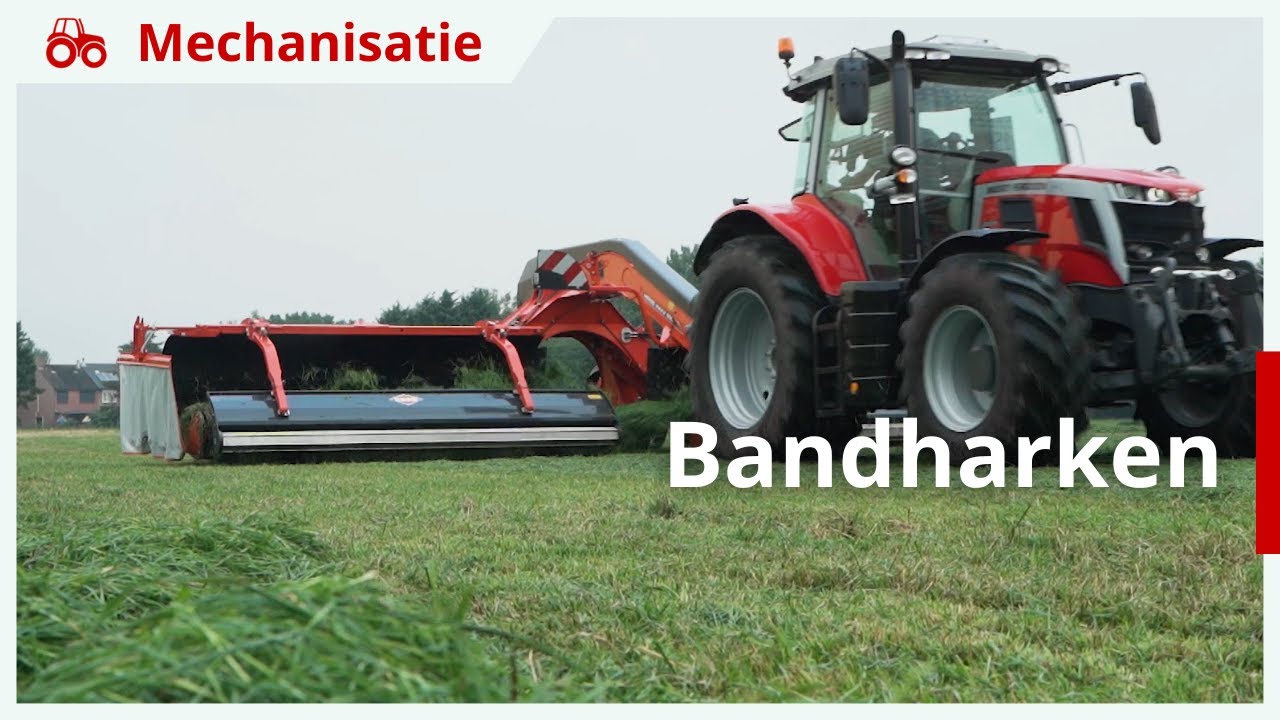 Verschillende bandharken in actie