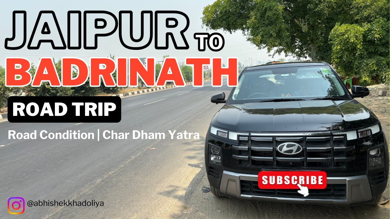 Jaipur to Badrinath Road Trip Ep-1: Jaipur to Haridwar | Creta 2024 | Chardham Yatra Start
