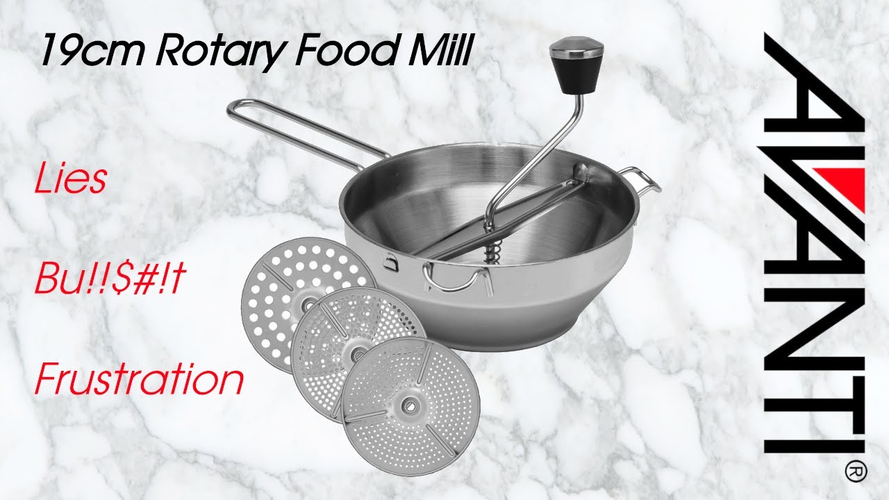 Unboxing and trying the Avanti 19cm Stainless Steel Rotary Food Mill (12534)
