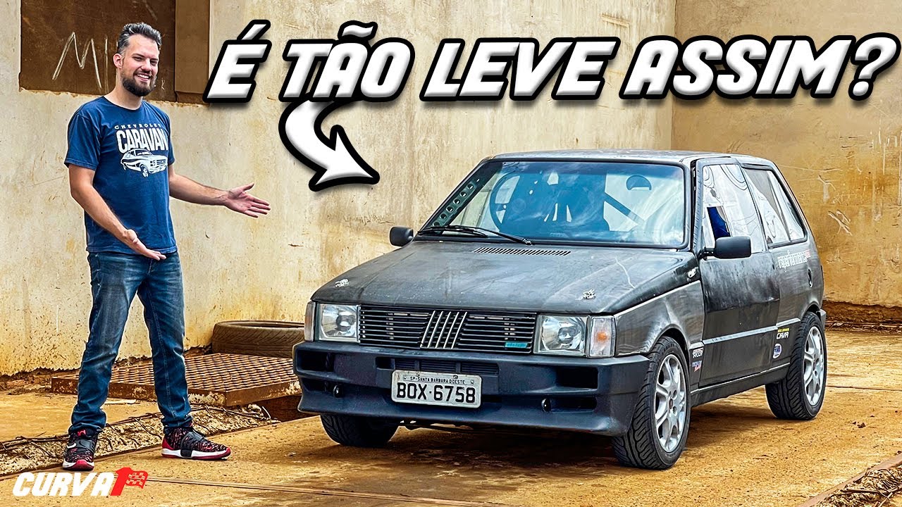 NINGUÉM ACREDITOU NO PESO DO FIAT UNO EM FIBRA DE CARBONO!! 😱