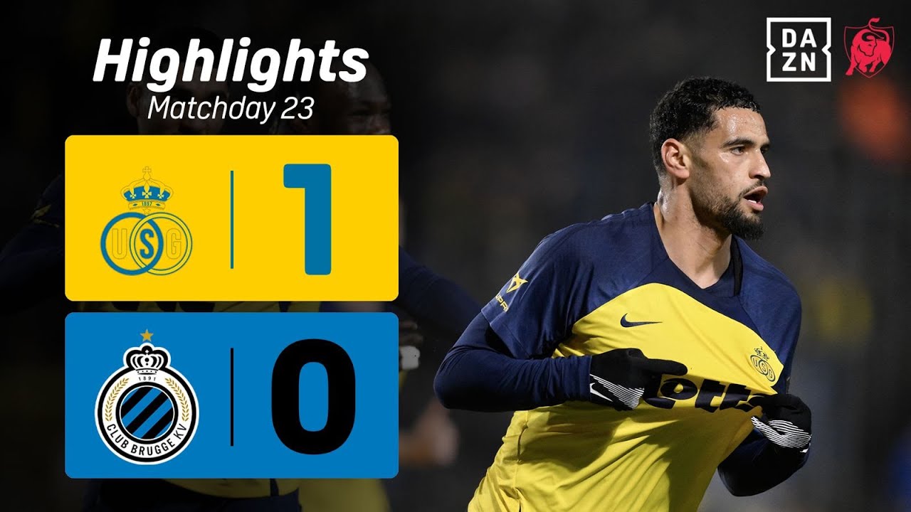 L’Union SG reste en tête de la #JPL. 👏✅ | Union SG - Club Brugge