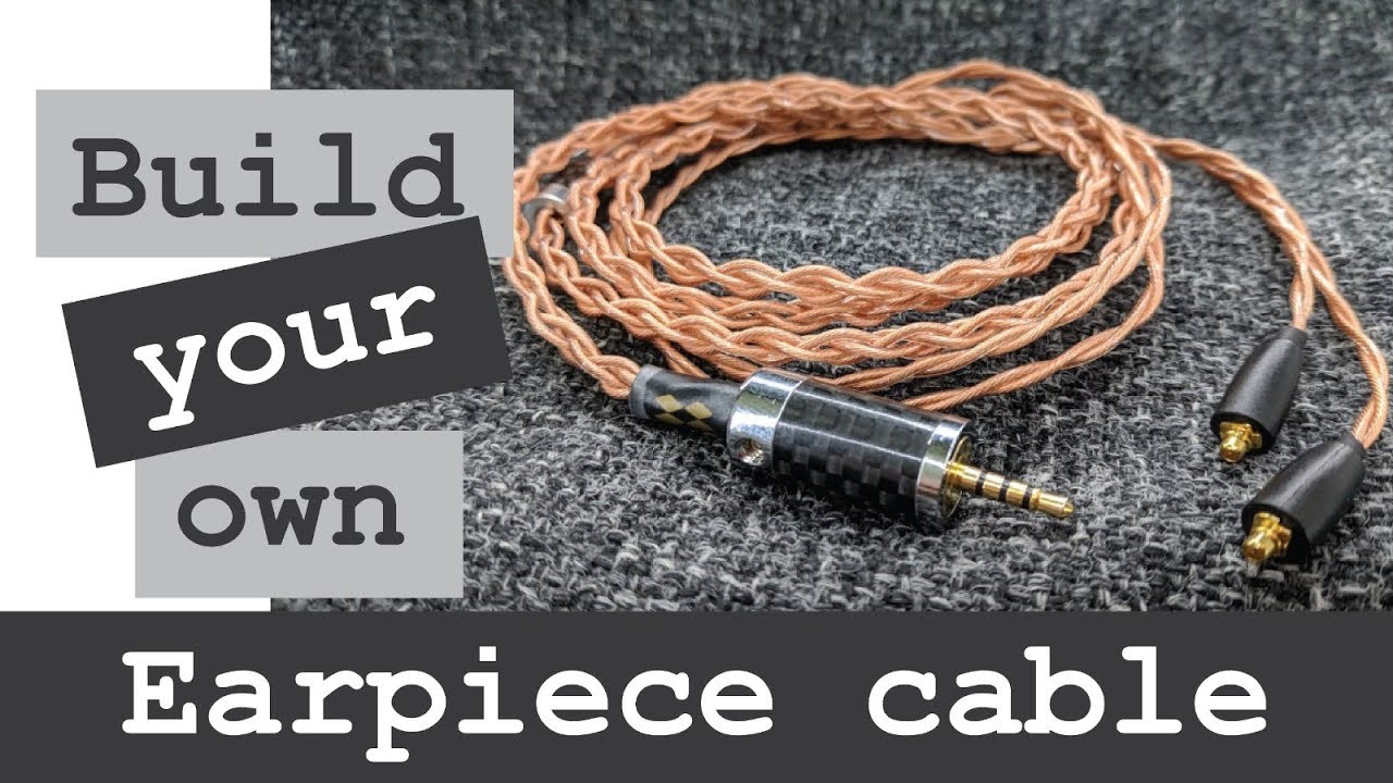 DIY 4 wire IEM headphone cable Tutorial pt.2 Finishing your IEM headphone cable